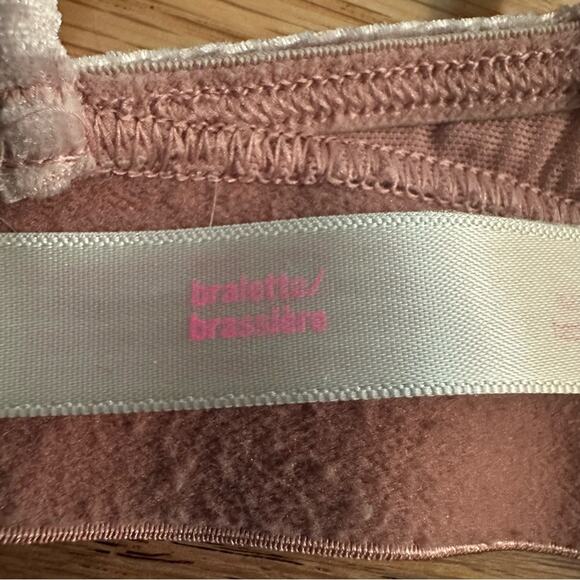 PINK Victoria’s Secret Velvet Triangle Bralette, Very Soft, Strappy, M - Picture 10 of 13